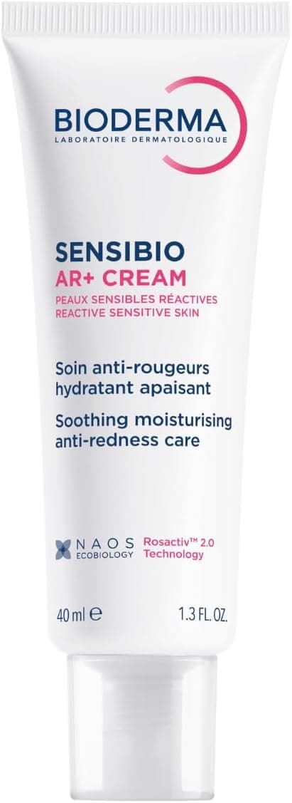BIODERMA Creme Facial Antivermelhidão Ultracalmante Sensibio AR+ Cream 40ml para Pele Sensível Reativa Hidratante