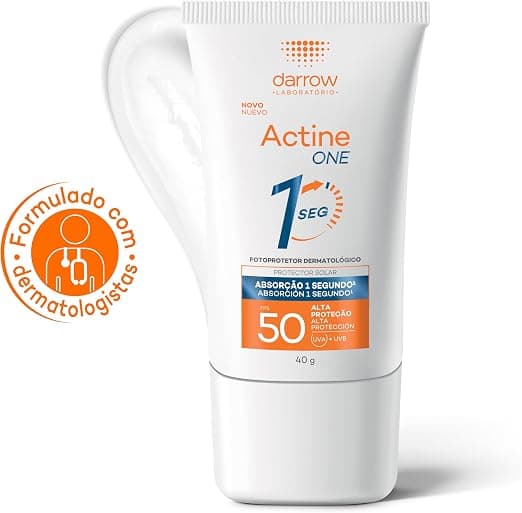 Darrow Actine One Protetor Solar Facial Sem Cor FPS50